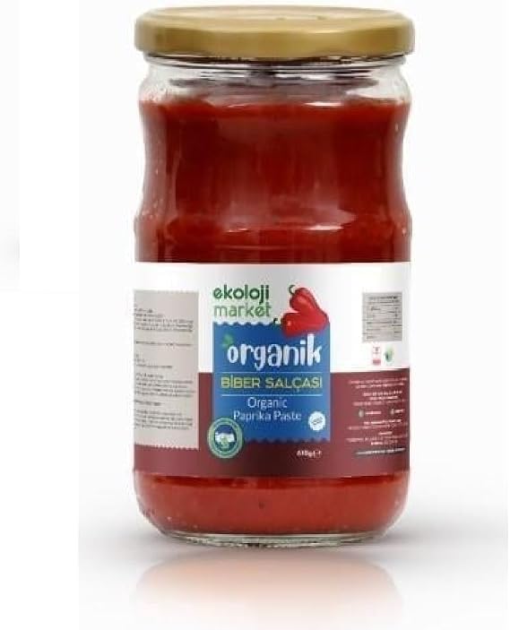 Ekoloji Market Organik Glutensiz Acı Biber Salçası Tuzsuz 610 gr