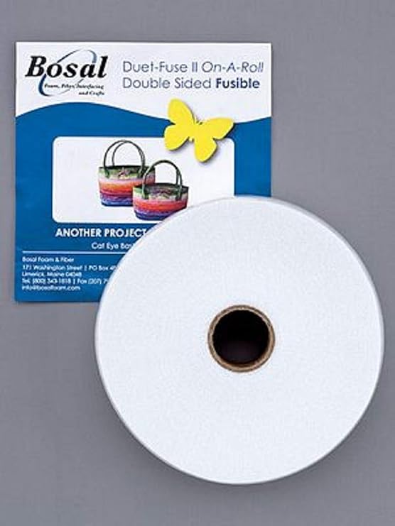 Bosal Duet-Fuse II Double Sided Fusible Batting 2 1/4" x 20 yds