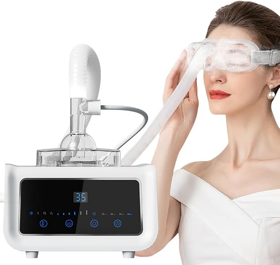 HANGSUN Powerful Dry Eye Relief Product ET100, Heated Eye Care Device, Moist Heat Treatment with High Concentration Steam for Tired, Sore or Dry Eyes