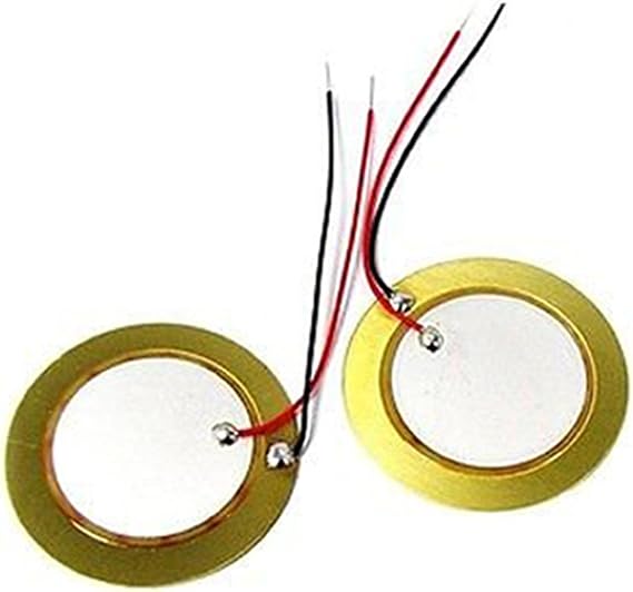 10PCS 35mm Piezo Elements Buzzer Sounder Sensor Trigger Drum Disc