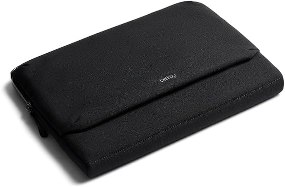 Bellroy Laptop Caddy Padded Sleeve for 16 Inch Laptops - Black 16 inch laptop sleeve with slim protective design for everyday use