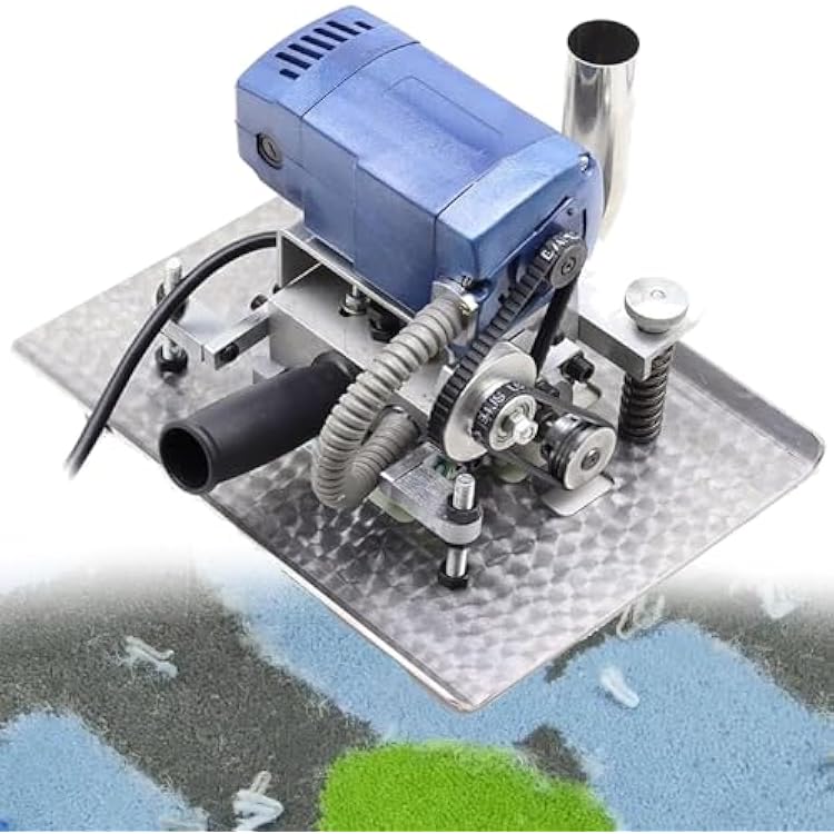 500w Portable Flat Shearing Machine,Carpet Trimmer,Rug Turfting Carver,with 3inch Blade Adjustable Depth,Efficient Flat Shearing, Perfect for Carpet Making