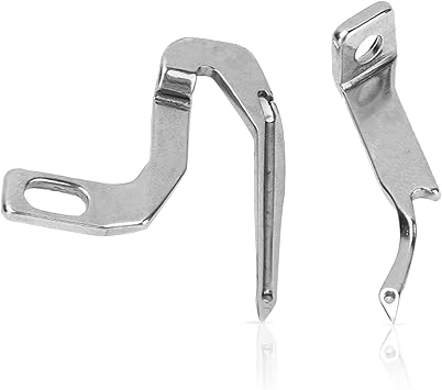 HERCHR Sewing Machine Overlock Looper, Upper Lower Looper, Metal, Silver, Fit for Singer 14 & Omega Serger 15J103,303SI