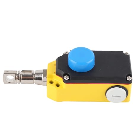 Pull Rope Switch, Pull Safety Limit Switch Single Phase Cord Rope 380V 24 Single Phase Pull Cable Keyswitches, Pushbutton Switches