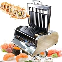 Commercial Sushi Roll Cutting Machine, Sushi Roll Cutter, Sushi Bazooka, Sushi Maker 8/10/12 Segment, Sushi Roller Rice Roll Mold, for Sushi DIY,8segments