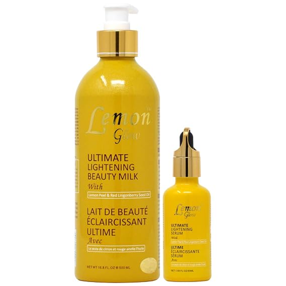 Lemon Glow Lotion Combo-1 (Lotion 16.8oz + Serum 1.66oz)