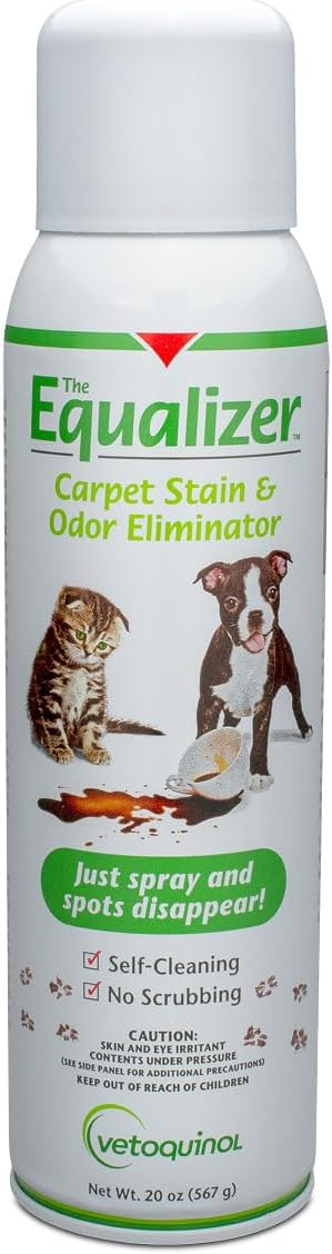 Vetoquinol Equalizer, Pet Carpet Cleaner and Stain Remover, 20 oz