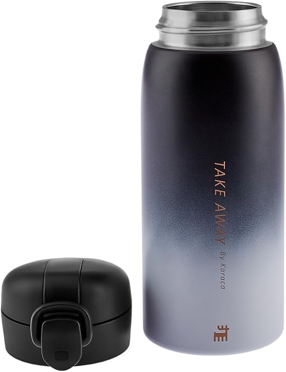 Karaca Skyfall Çelik Sızdırmaz Siyah Termos 350 Ml