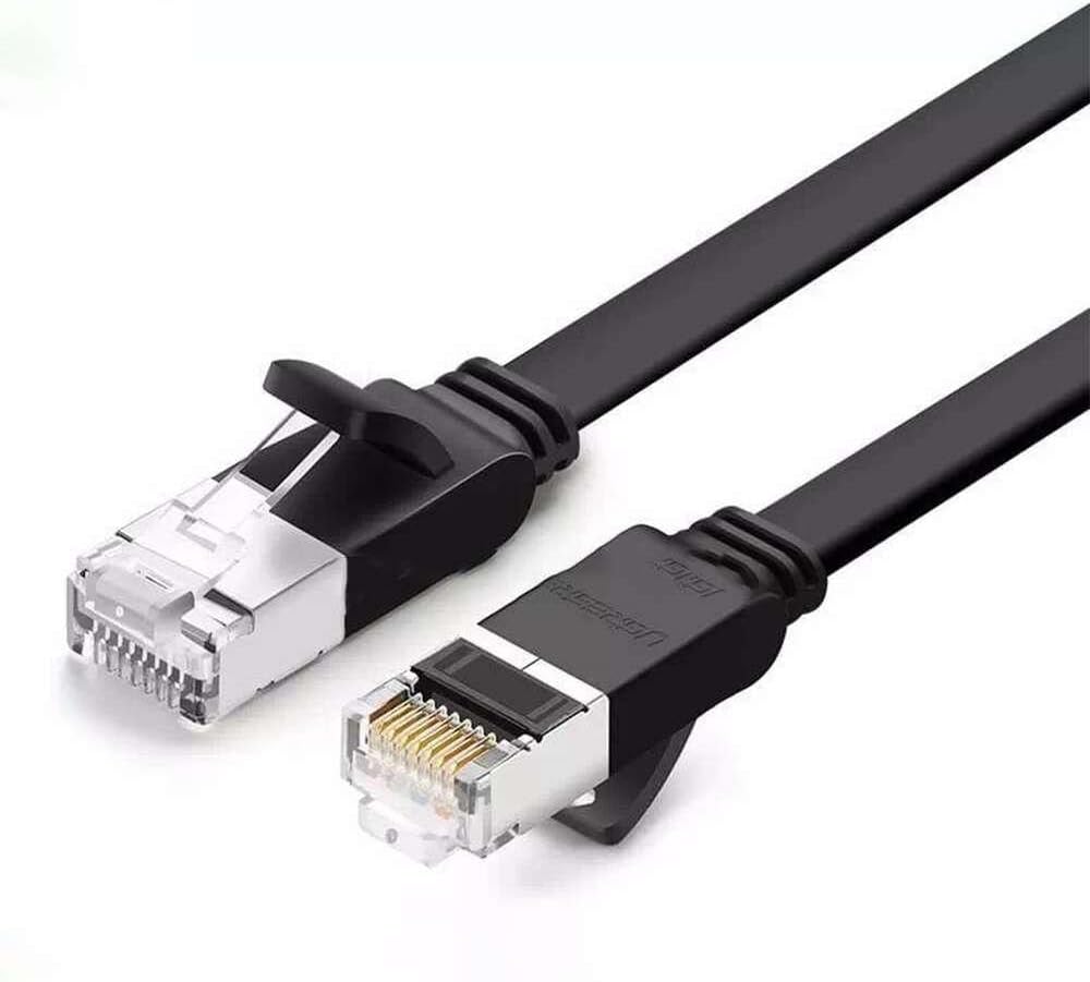 Ugreen Cat6 Flat Pure Copper Metal Connector UTP Ethernet Cable 2 Meters