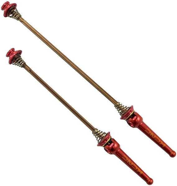 KCNC Grooving QR MTB Titanium Axle Hub Skewer, Red, KQR05-002R, SK2244
