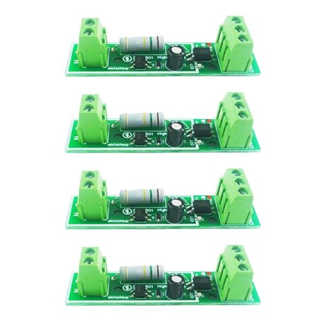 110V/220V AC Voltage Detection Household Grid Power-on/Power-Off Reminder Module for Arduino pi PLC STM32 ESP8266 (4 x Output Level 9-24V)