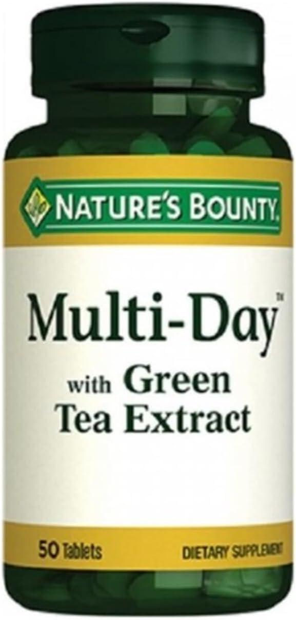 Nature's Bounty Multi-Day Yeşil Çay Ekstreli, 50 Tablet