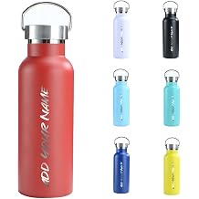 WERWAES Personalized Add Your Custom Text 27oz Tumbler Stainless Steel Wide Mouth Bottle Insulated Water Bottle Durable Daily Life Travel Necessities