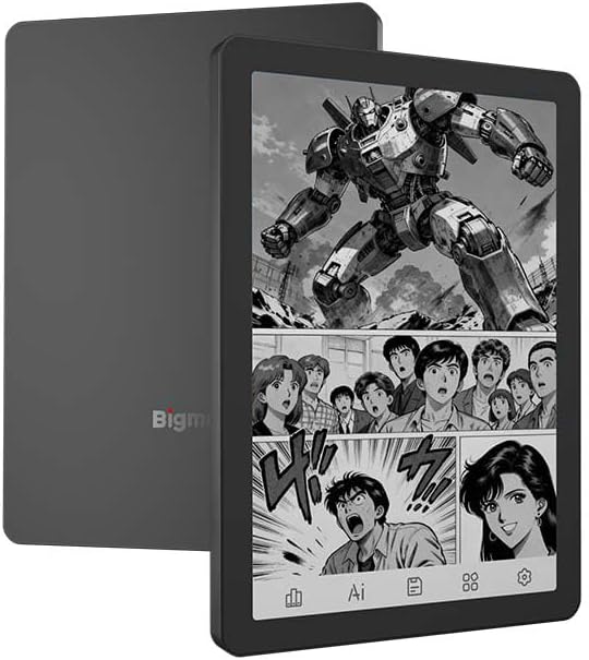 Bigme B6 e-Reader with B/W Display, 6" Eink eReader with 2GB+32GB, E-Ink eBook Readers Android eReaders ePaper Tablet with Octa Core & Android 14 OS,Eink eReader Device with Adjustable Front Light