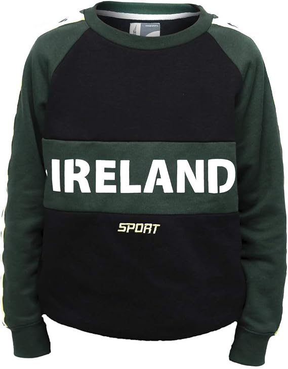Croker Green & Black Kids Crew Neck Sweater