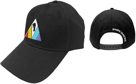 Imagine Dragons Baseball Cap Triangle Band Logo Official Black Snapback Size One Size