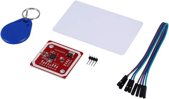 PN532 NFC Module V3 Kit, Near Field Communication Reader Module Kit with S50 White Card Key Card I2C SPI HSU for DIY Smartphone Android Phone