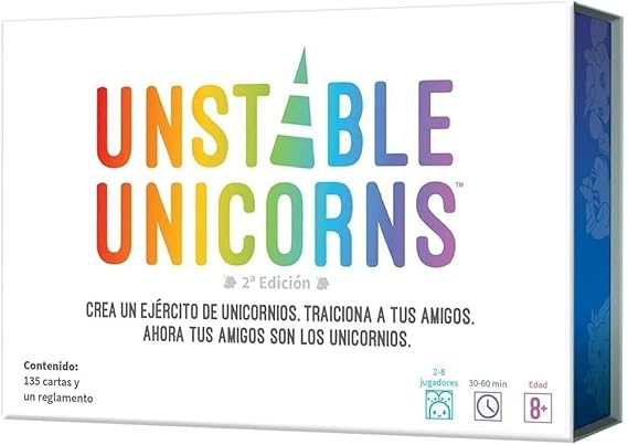 TeeTurtle - Juego de Mesa en Español (Unstable Unicorns, TEEUU01ES)