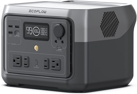 EF ECOFLOW Portable Power Station River 2 Max 500, 499Wh 500W