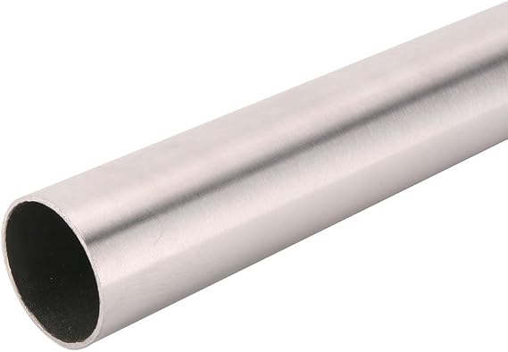John Sterling 0015-6BN Heavy Duty Closet Pole Rod, 72-Inch, Brushed Nickel