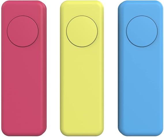 THIRDREALITY ZigBee Smart Button 3 Pack Red Blue Yellow 3-Way Remote Control Requires Zigbee Hub, Works with SmartThings, Aeotec, Hubitat, Home Assistant,