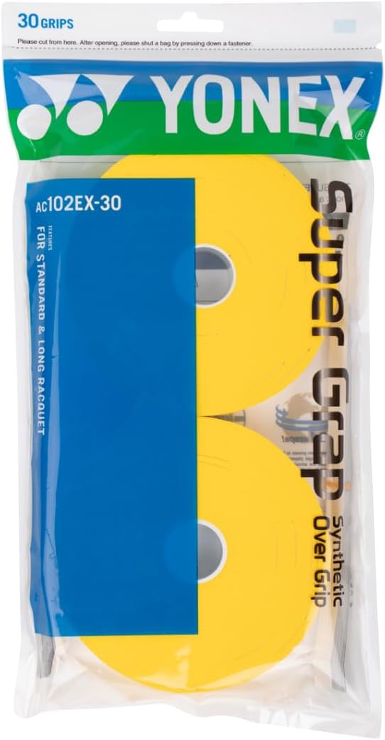 Yonex Super Grap Overgrip 30 Pack Yellow