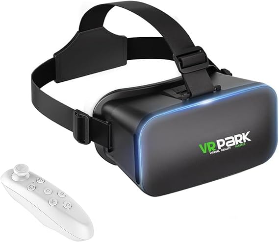 Microcase VRPARK V6 3D Sanal Gerçeklik Gözlüğü + VR Kablosuz Bluetooth Kumanda-AL4748