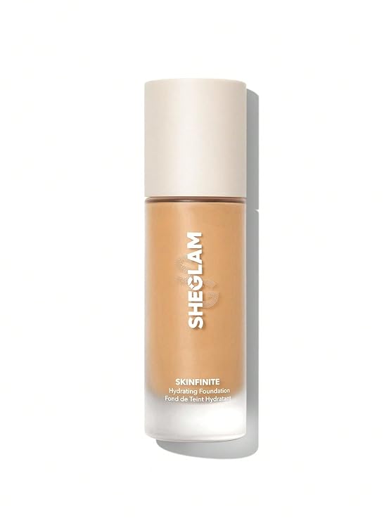 SHEGLAM Skinfinite Hydrating Foundation Lightweight Natural Soft Makeup for Dry Skin-Acorn