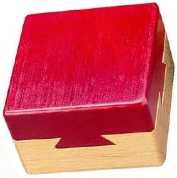 mysterious gift box puzzle, magic box, hidden mystery box, decipher toy, puzzle master secret unpack wooden red magic box and secret drawer classic intelligence unlock game