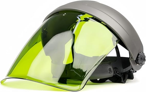 DMK Professional Laser Welding Mask 190-450nm & 800-1100nm OD8+ Fiber Laser Protective Helmet 1064nm 1070nm ECS for Laser Welding/Laser Cutting/Laser Cleaning/Laser Marking