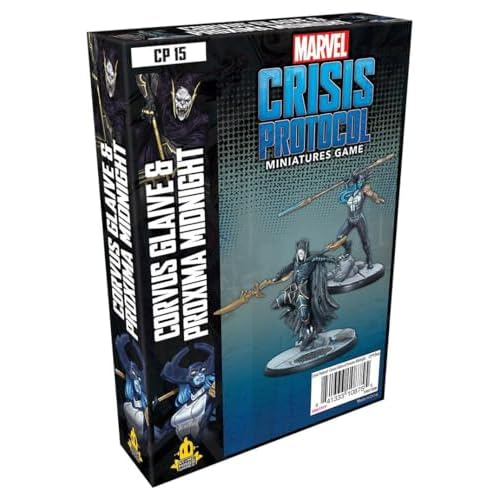 Marvel: Crisis Protocol Corvus Glaive and Proxima Midnight CHARACTER PACK - Dark Masters of the Galaxy, Tabletop Superhero Game, Ages 14, 2 Players, 90 Minute Playtime, Made by Atomic Mass Games