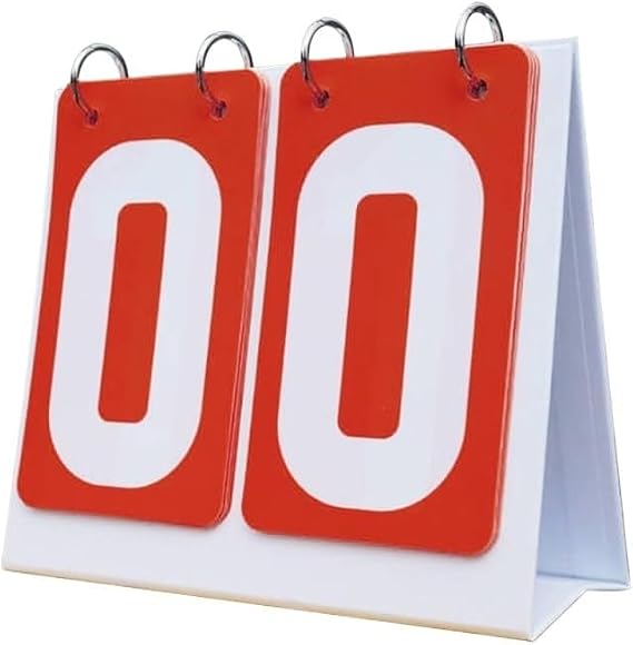 Scoreboard Tabletop Score Flipper Sports Scoreboard For Soccer Basketball