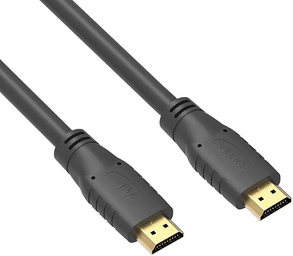 20Ft HDMI Cable 4K/60Hz 28AWG, 3 Pack