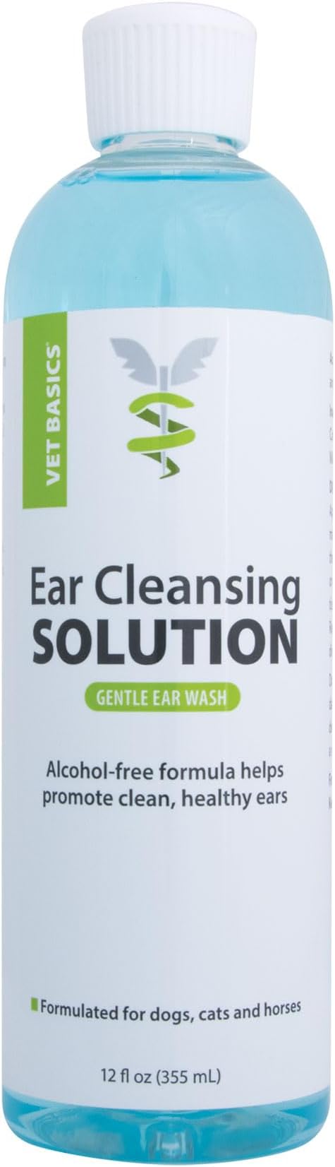 Revival Animal Health Vet Basics Ear Cleansing Solution 12 oz