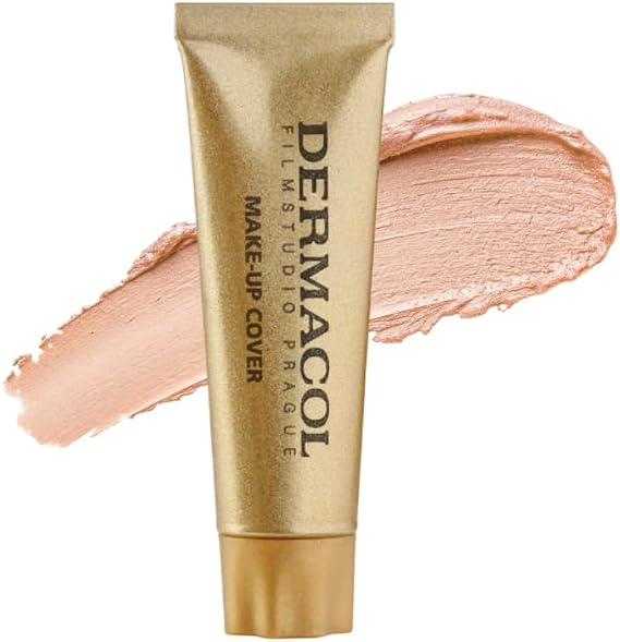 Dermacol Mini Full Coverage Foundation 13g, Liquid Matte Makeup with SPF 30, Waterproof Foundation for Oily Skin, Acne & Under Eye Bags, Long-Lasting Makeup Products Shade- 207