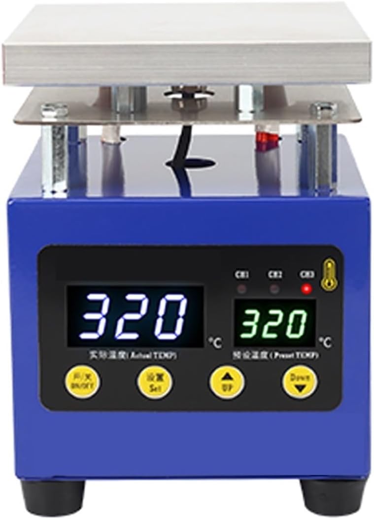 ZUNDU Soldering Stations Heating Table Intelligent Digital Constant Temperature for Middle Frame Removing BGA Reballing PCB Preheating Platform Rework Heater Lab