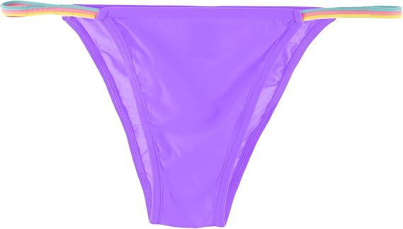 Men's Low Rise Ice Silk Bikini Briefs Sexy Ultra Soft Bulge PouchThongs Panties Stretchy Breathable Underwear