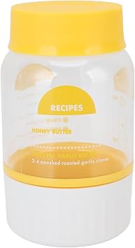 SUNGOOYUE Butter Maker, Cream Separator Safe Plastic Butter Making Bottle Cup Easy DIY Churner with Built in Strainer Dishwasher for Kids and Family Kitchen