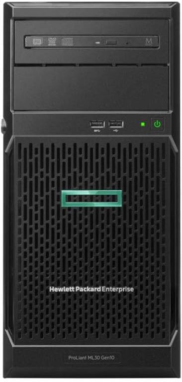 HPE ProLiant ML30 Gen10 Tower Server, Intel Xeon E-2124 Quad-Core 3.3GHz 8MB, 32GB DDR4 RAM, 8TB Storage, RAID, iLO 5, Windows 2016