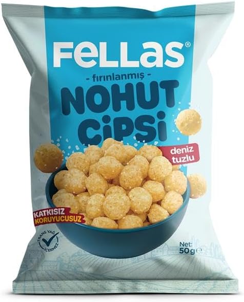 Fellas Nohut Cipsi - Deniz Tuzlu (50 g)