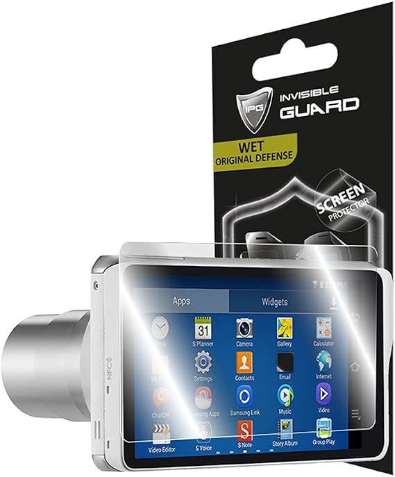 IPG for Samsung Galaxy Camera 2 Screen Protector with Lifetime Replacement Invisible Protective Screen Guard - Smooth / Self-Healing / Bubble -Free