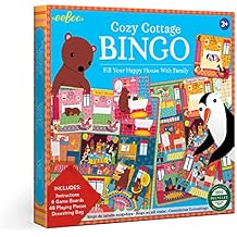 eeBoo Cozy Cottage Bingo,Multi,1 ea