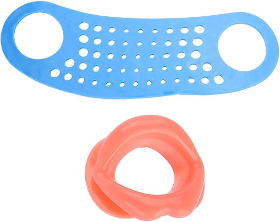 V Line Face Lifting Slimming Strap and Mouth Muscle Tightener, Silicone Anti-Wrinkle Double Chin Reducer Face-lift Tightener Lip Trainer Jaw Exerciser for Women