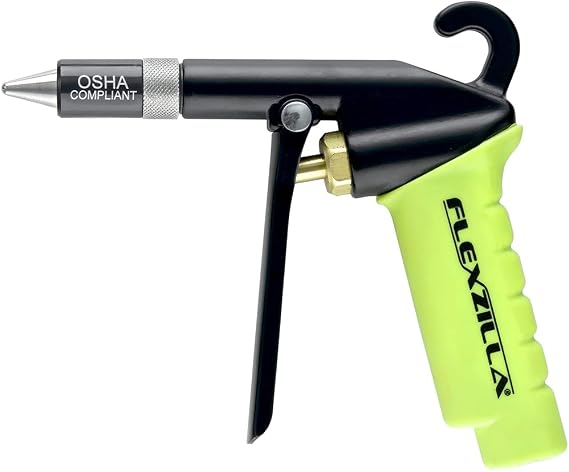 Flexzilla X1 Blow Gun with Quiet-Flo Safety Nozzle, ZillaGreen - AG1402FZ