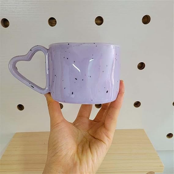 Korean INS Ceramic Splash Ink Dot Mug Ice Coffee Cups Milk Mark Tea Cup Office Mug Couples Cup (3 pack)
