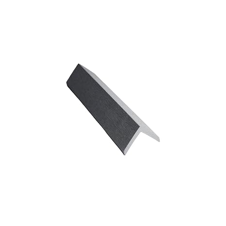 Tuda Grass Direct Composite Woodgrain Decking L/Angle Trim - Grey - 3.6Metres x 50mm x 50mm