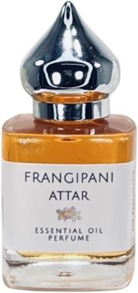 Frangipani Attar Absolute Essential Oil Perfume (Plumeria)~15 ml~Vegan, Clean, Botanical, Perfume Essence... No Synthetics! All-Natural ~ Alcohol-Free ~ Cruelty-Free ~ Phthalate-Free ~ Paraben-Free ~ Gluten-Free