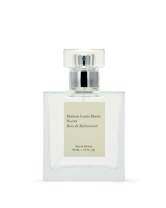 Maison Louis Marie - No.04 Bois de Balincourt Natural Eau de Parfum Spray | Luxury Clean Beauty + Non-Toxic Fragrance (1.7 fl oz | 50 ml)
