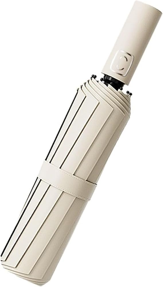 Sun Umbrella Large 24 Bone Solid Color Automatic Umbrella Light Collapsible Large Format Outdoor Sunshade Protection Automatic