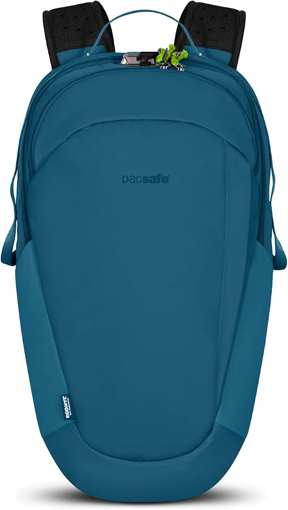 Pacsafe ECO 25L Anti Theft Backpack, Tidal Teal
